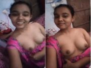 Cute Desi Girl Shows Her Boobs