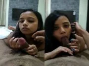 Sexy Indian Girl Shows her Blowjob